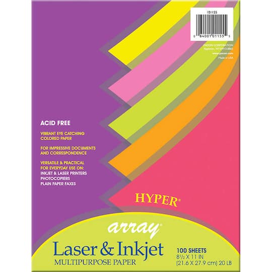Array® Laser & Inkjet Multi-Purpose Paper, 3 Packs